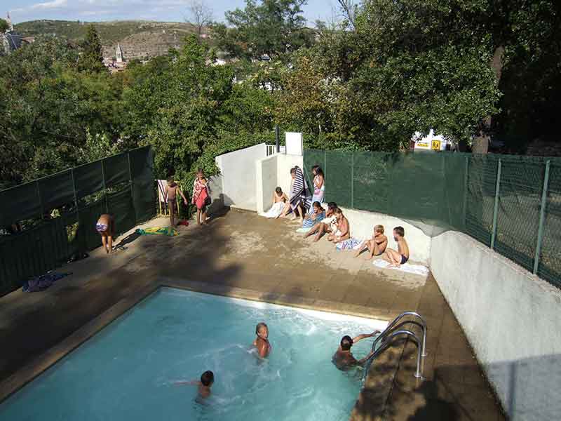 piscine camping saint ambroix barjac